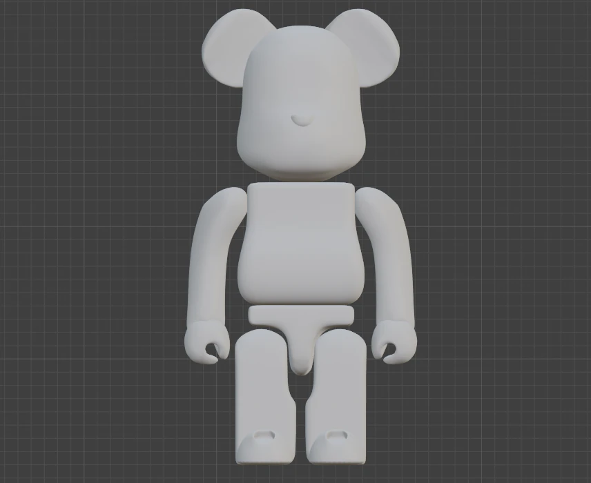 Bearbrick 3D Model .c4d .max .obj .3ds .fbx .stl .blend 