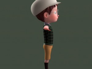Cartoon Boy NoRig 3D मॉडल