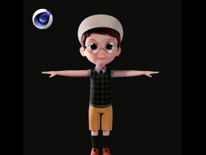 Cartoon Boy NoRig 3D मॉडल