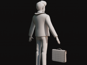 Cartoon Man Rigged 3D मॉडल