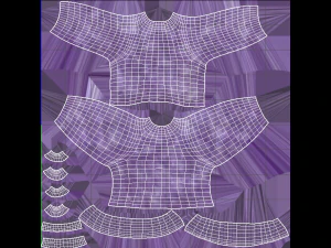 Cartoon Girl Rigged 3D Model