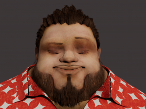 Cartoon Man Rigged Model 3D