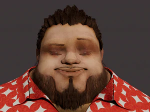 Cartoon Man Rigged 3D Model