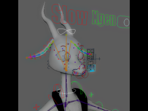 Cartoon Deer Rigged Modèle 3D