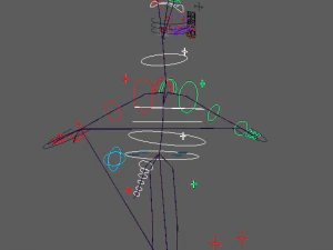 Cartoon Donkey Rigged 3D Model