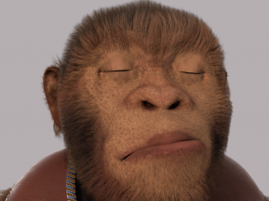 Cartoon Monkey Rigged 3D मॉडल