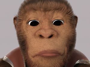 Cartoon Monkey Rigged 3D मॉडल