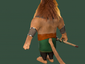 Cartoon Lion Rigged Modèle 3D