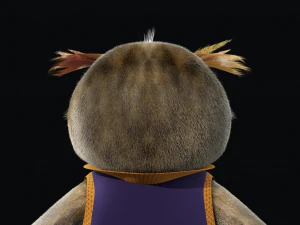 Cartoon OWl Rigged 3D Model