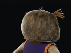 Cartoon OWl Rigged 3D Model