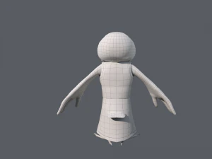 Cartoon OWl Rigged 3D Model