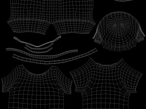 Cartoon Young Wolf Rigged 3D Model