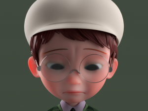 Cartoon Boy Rigged 3D Model