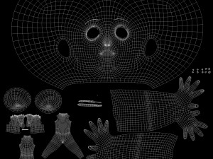 Cartoon Boy Rigged 3D Model