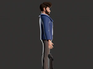 Cartoon Man NoRig 3D Model