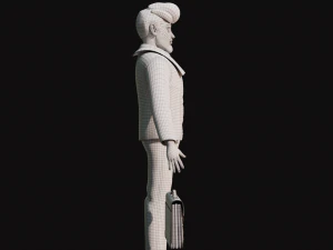 Cartoon Man NoRig 3D Model