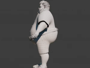 Cartoon Man NoRig 3D Model