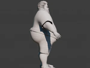 Cartoon Man NoRig 3D Model