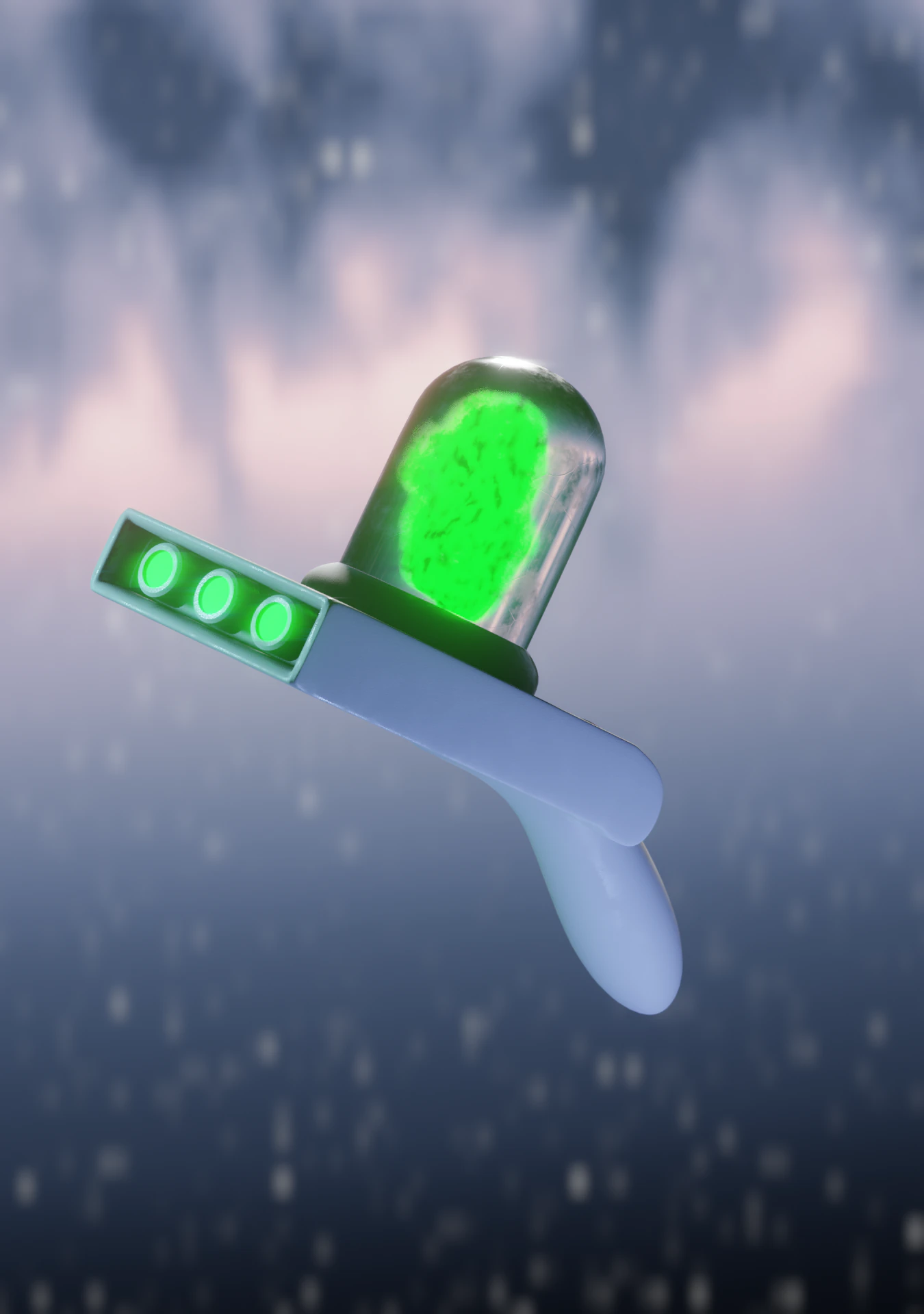 Portalgun rick 3D Model .c4d .max .obj .3ds .fbx .stl .blend 
