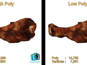 Chicken Leg - 8K UHD 3D Scan Model 3D Model