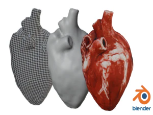 Realistic Heart - 8K UHD Scan Model 3D Model