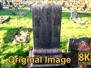 Old Gravestone - 8K UHD 3D Scan Model 3D मॉडल