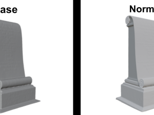 Old Gravestone - 8K UHD 3D Scan Model 3D मॉडल