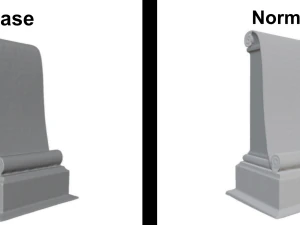 Old Gravestone - 8K UHD 3D Scan Model 3D Model
