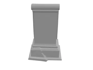 Old Gravestone - 8K UHD 3D Scan Model 3D Model