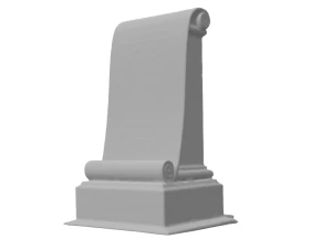 Old Gravestone - 8K UHD 3D Scan Model 3D Model