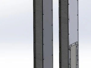 Bucket Elevator 50t-h 3D Model