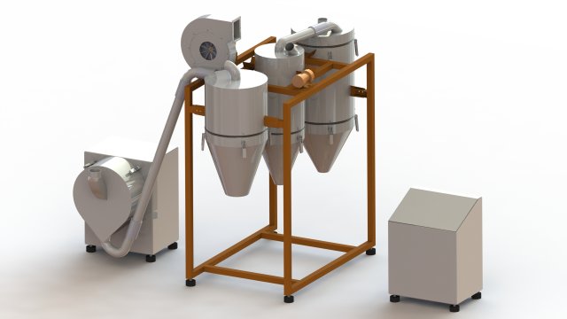 Blade mill Modello 3D .c4d .max .obj .3ds .fbx .stl .blend 