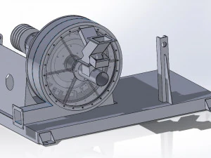 Молотковая мельница 3D Модель
