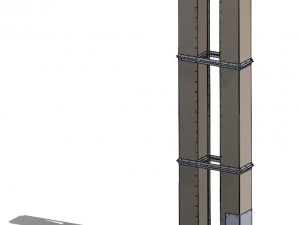 Bucket Elevator 150t-h 3D Model