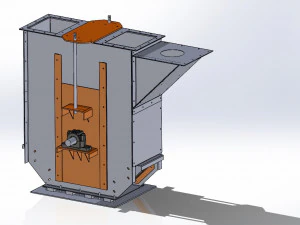 Bucket Elevator 150t-h 3D Model