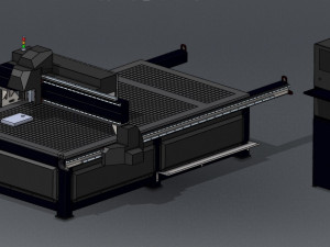 CNC Milling Machine 3D Model