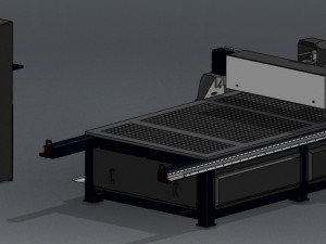 CNC Milling Machine 3D Model
