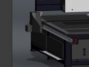 CNC Milling Machine 3D Model
