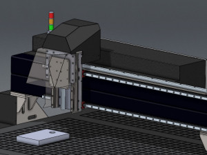 CNC Milling Machine 3D Model