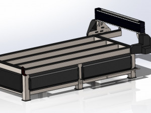 CNC Milling Machine 3D Model