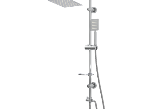 Bathroom Shower 20X20 Model 3D
