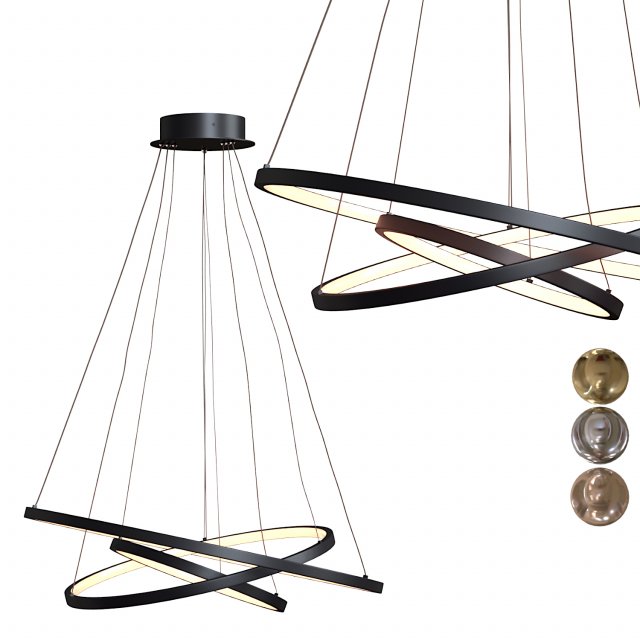 RICHMOND AMIRA HANGING LAMP 3D Model .c4d .max .obj .3ds .fbx .stl .blend 
