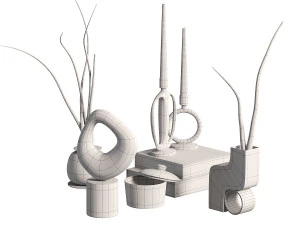 Decorative set 3D Model