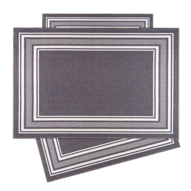Beverly Rug Indoor Bordered Area Rugs Non Slip Rubber Backing Modern Living Room Area Rug Gray 3D 模型 .c4d .max .obj .3ds .fbx .stl .blend 