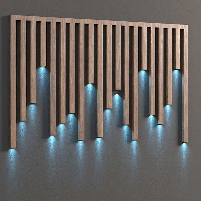 Wanddecoratie kunst wanddecoratie woonkamer idee&euml;n 3D Model .c4d .max .obj .3ds .fbx .stl .blend 