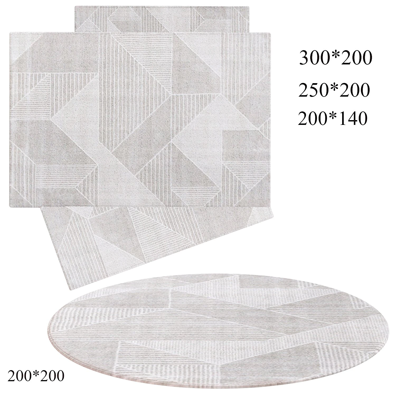 Cintia RUG 3D Model .c4d .max .obj .3ds .fbx .stl .blend 