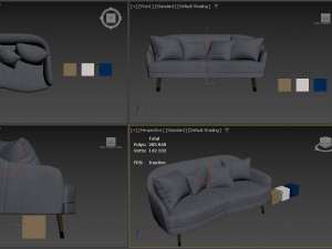 Cosy Sofa 3D 模型