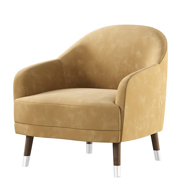 Cosy Armchair 3D in 3DExport