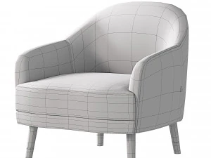 Cosy Armchair 3D Model