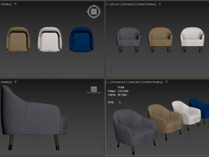 Cosy Armchair 3D 模型